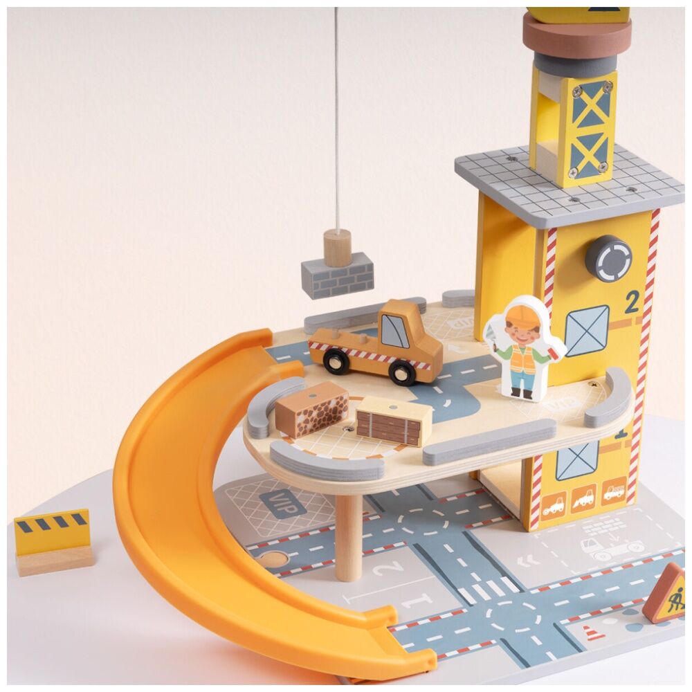 Tooky Toy Port Crane Set Educational Construction Roleplay Children/Kids 3y+ — image 5
