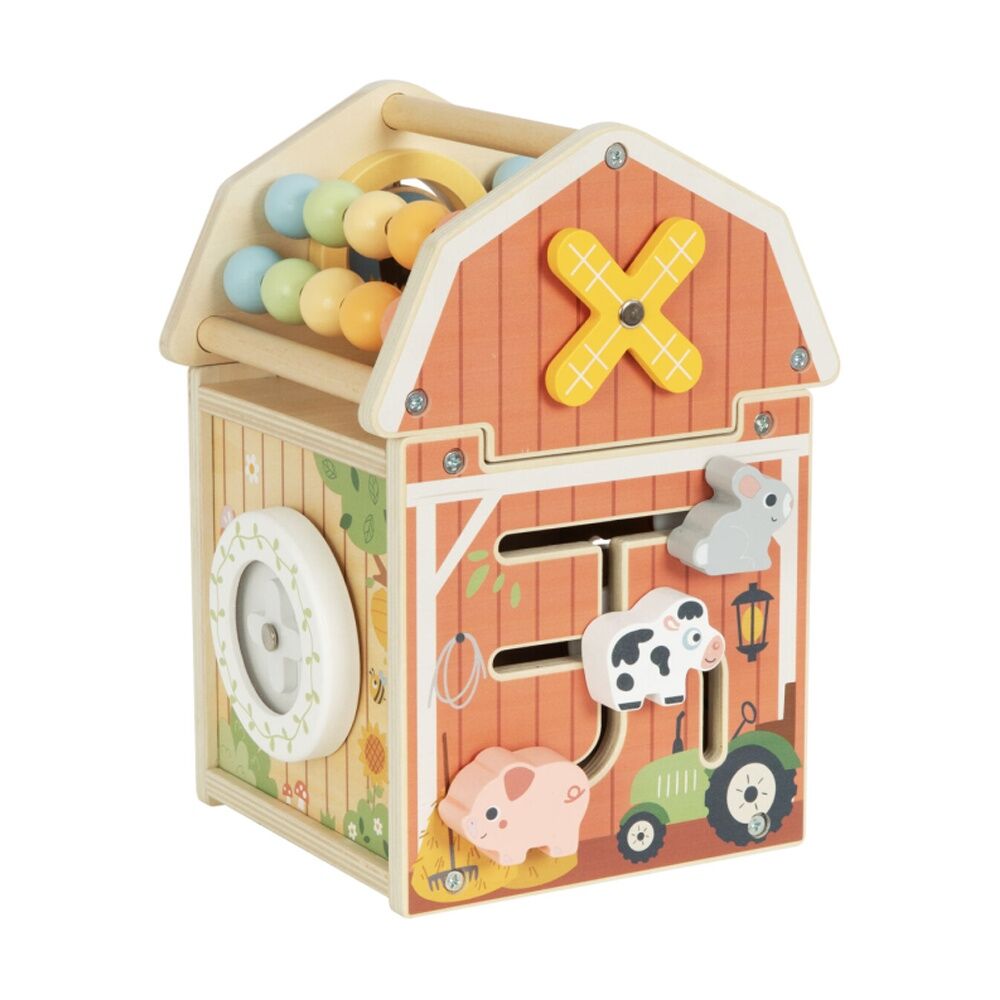 Tooky Toy Farm Playhouse Wooden Play Sensory Children/Kids 18m+ — image 2