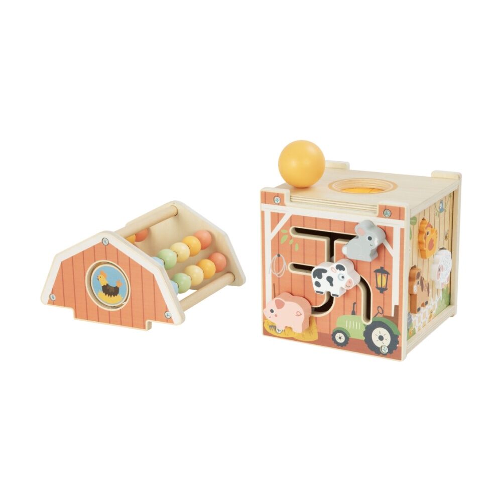 Tooky Toy Farm Playhouse Wooden Play Sensory Children/Kids 18m+ — image 4