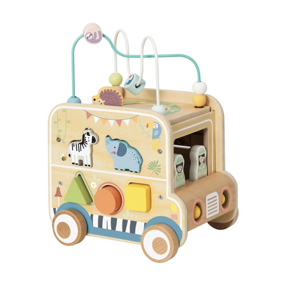 Tooky Toy Versatile Safari Hunting Vehicle Wooden Activity Children/Kids 18m+ — image 2