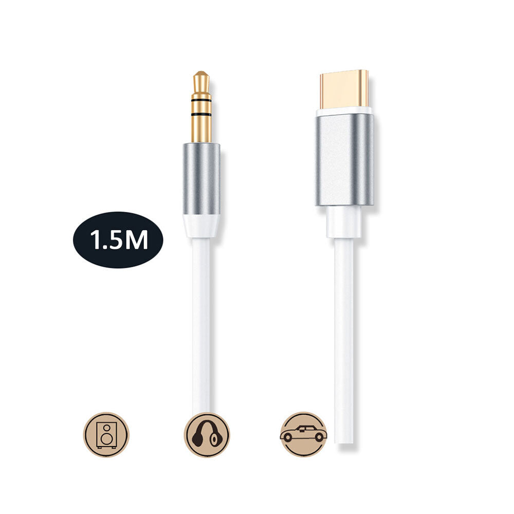 Sansai 1.5m USB-C to 3.5mm Adapter Audio Cable Connector for Samsung S21/Note — image 2