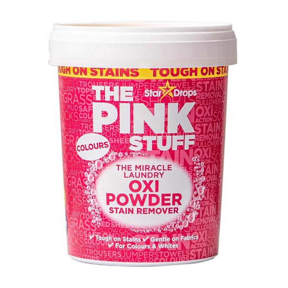 The Pink Stuff Stain Remover Colour Safe Fabric Laundry Cleaning Solution 1kg