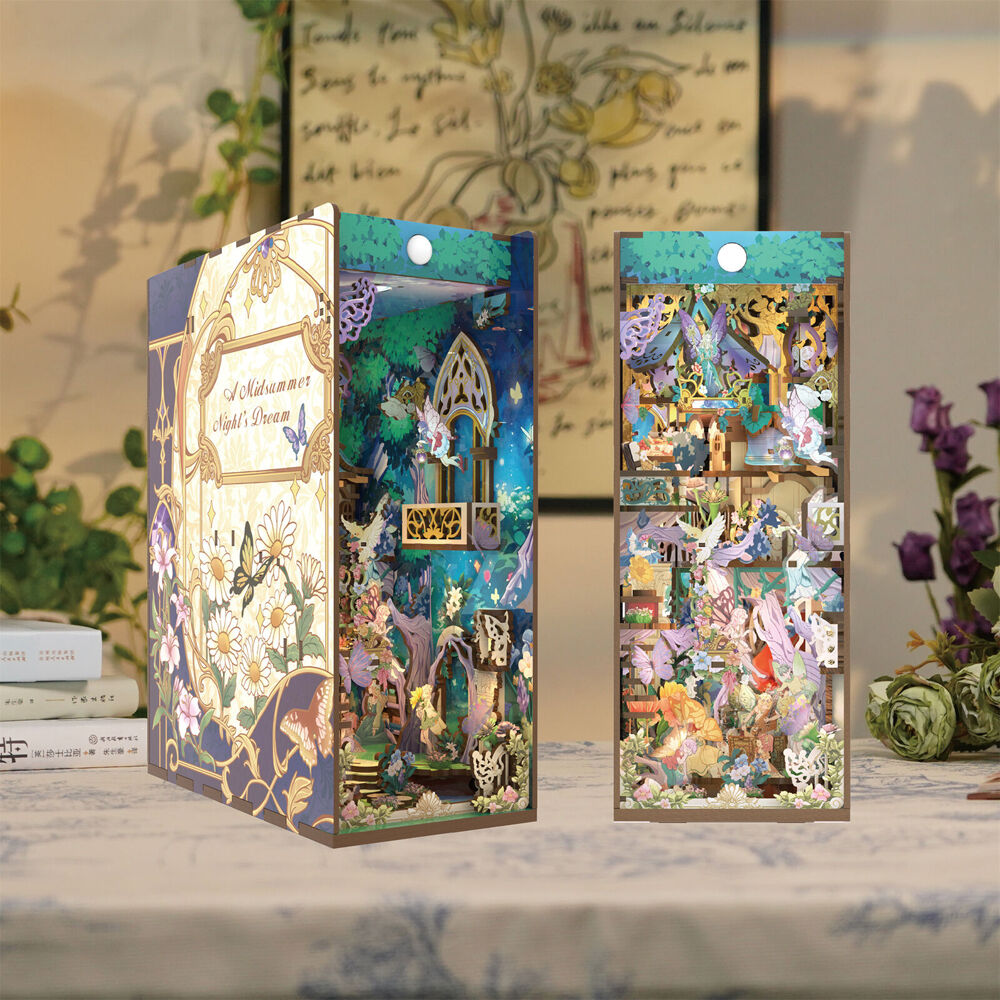 Tonecheer a Mid Summersnight's Dream 3DPuzzle 245mm DIY Book Nook Kit 15+ (206 Pieces) — image 7