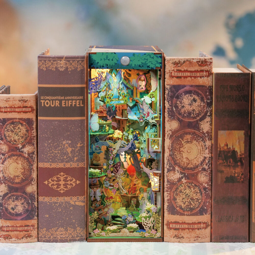 Tonecheer a Mid Summersnight's Dream 3DPuzzle 245mm DIY Book Nook Kit 15+ (206 Pieces) — image 9