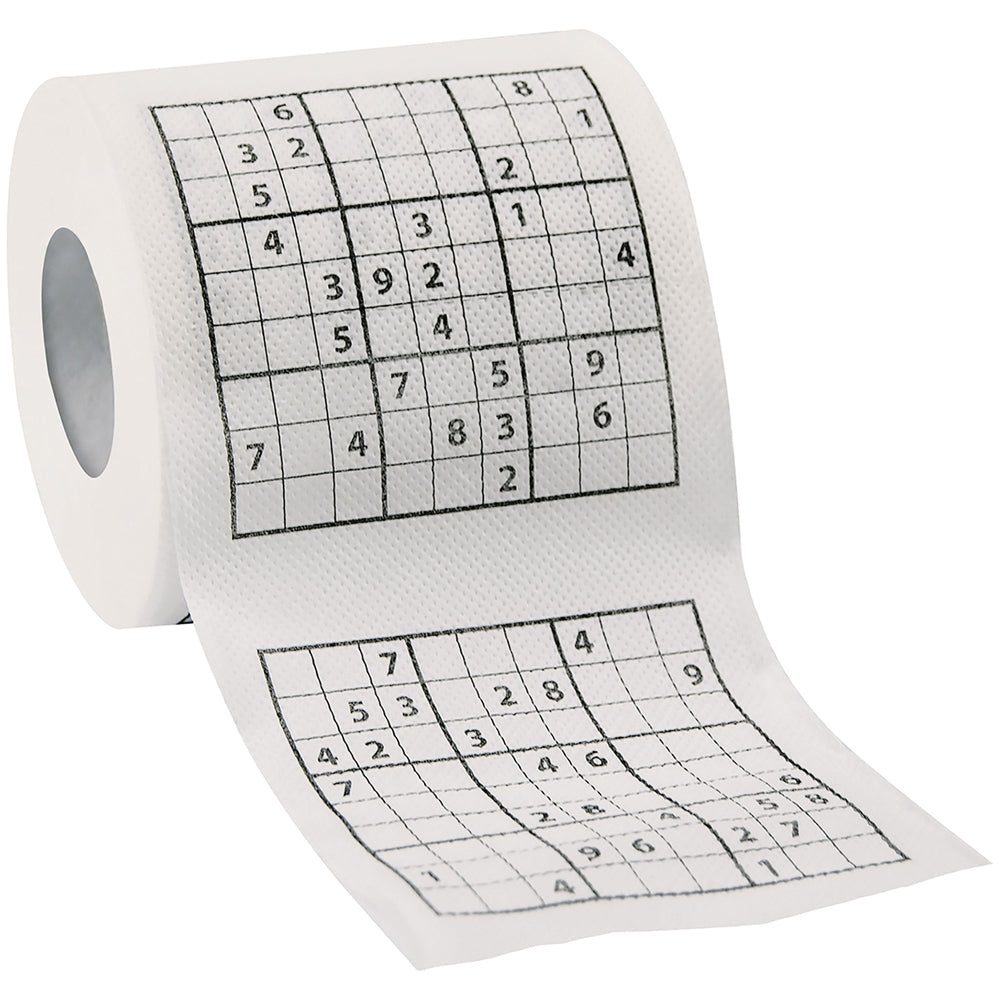 Legami Do Not Disturb Sudoku Toilet Paper Tissue Roll Bathroom Fun Play Game
