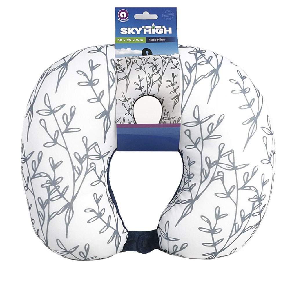 SKY High Lightweight Portable Travel Neck Support Pillow Assorted Designs