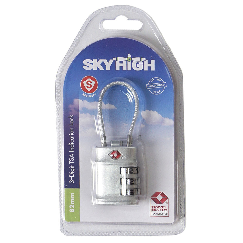 SKY High TSA Travel Padlock With Combination Mechanism Assorted Colours (2 Pack) — image 2