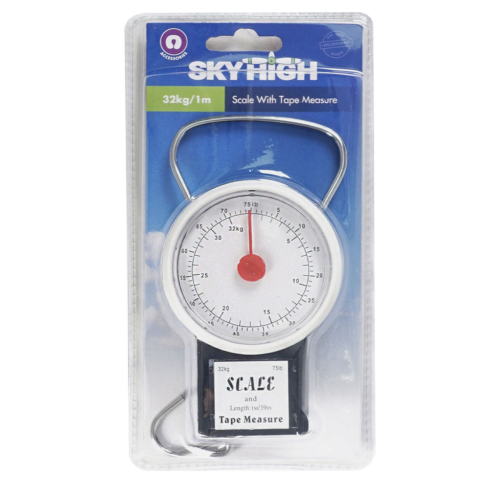 SKY High Travel Portable Luggage Bag Check In Weight Scale & Tape Measure (2 Pack) — image 2