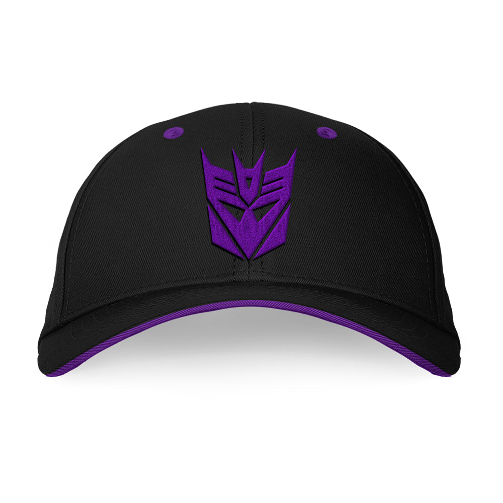 Transformers Decepticon Adjustable Embroidered Baseball Black Cotton Unisex Cap