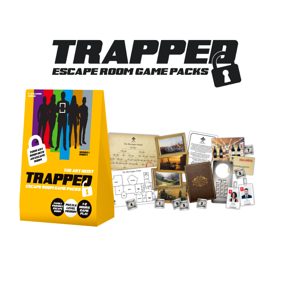 Trapped Series Rooms 1-3 Art Heist/Bank Job/Carnival Assorted Board Game 8+ — image 6