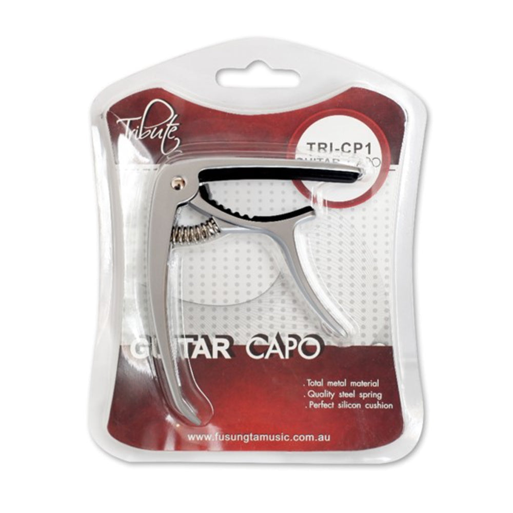 Tribute Quick Release Guitar Capo Clamp Tool Accessory Metal w/ Steel Spring — image 2