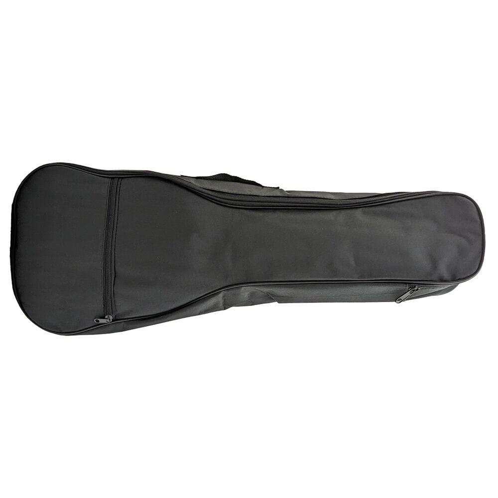 Tribute 26" Tenor Ukulele Protective Carry Bag/Holder w/ Zip Up Pocket Black — image 2