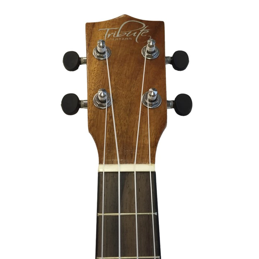 Tribute 25 Inch Tenor Electric Acoustic Ukulele Nylgut Strings w/Black Bag — image 4