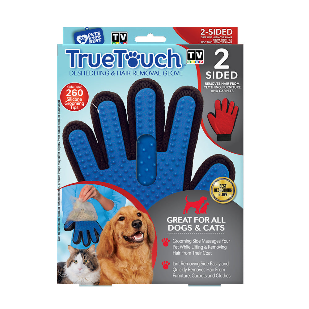 TV Shop True Touch 2 Sided Silicon Pet Dog/Cat Grooming Hair/Lint Removal Glove — image 2