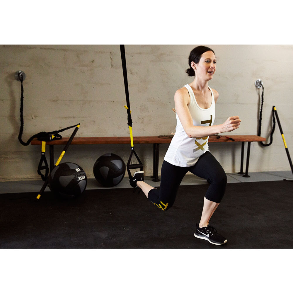 TRX Fit Suspension Trainer Home Exercise Kit w/ Straps/Door Anchor/Mesh Bag — image 4