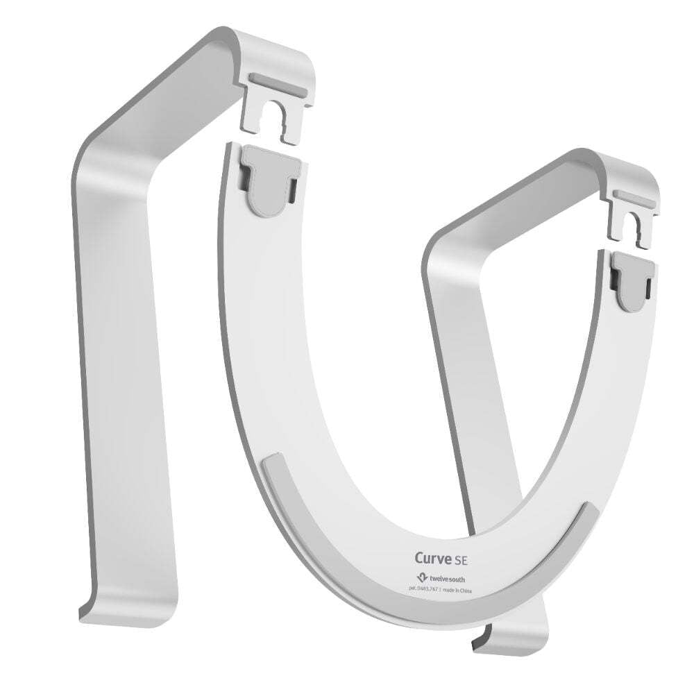 Twelve South Twelve Aluminium South Curve SE Stand For MacBook & Laptops Holder Rack Silver