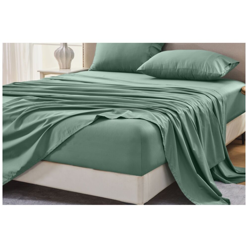 Grosvenor House 500TC Egyptian Cotton Flat Bed Sheet Only Slate