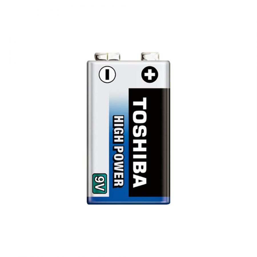 Toshiba High Power 9V 6F22 Battery Lasting Cylindrical Multi-Use Batteries (4 Pack) — image 2