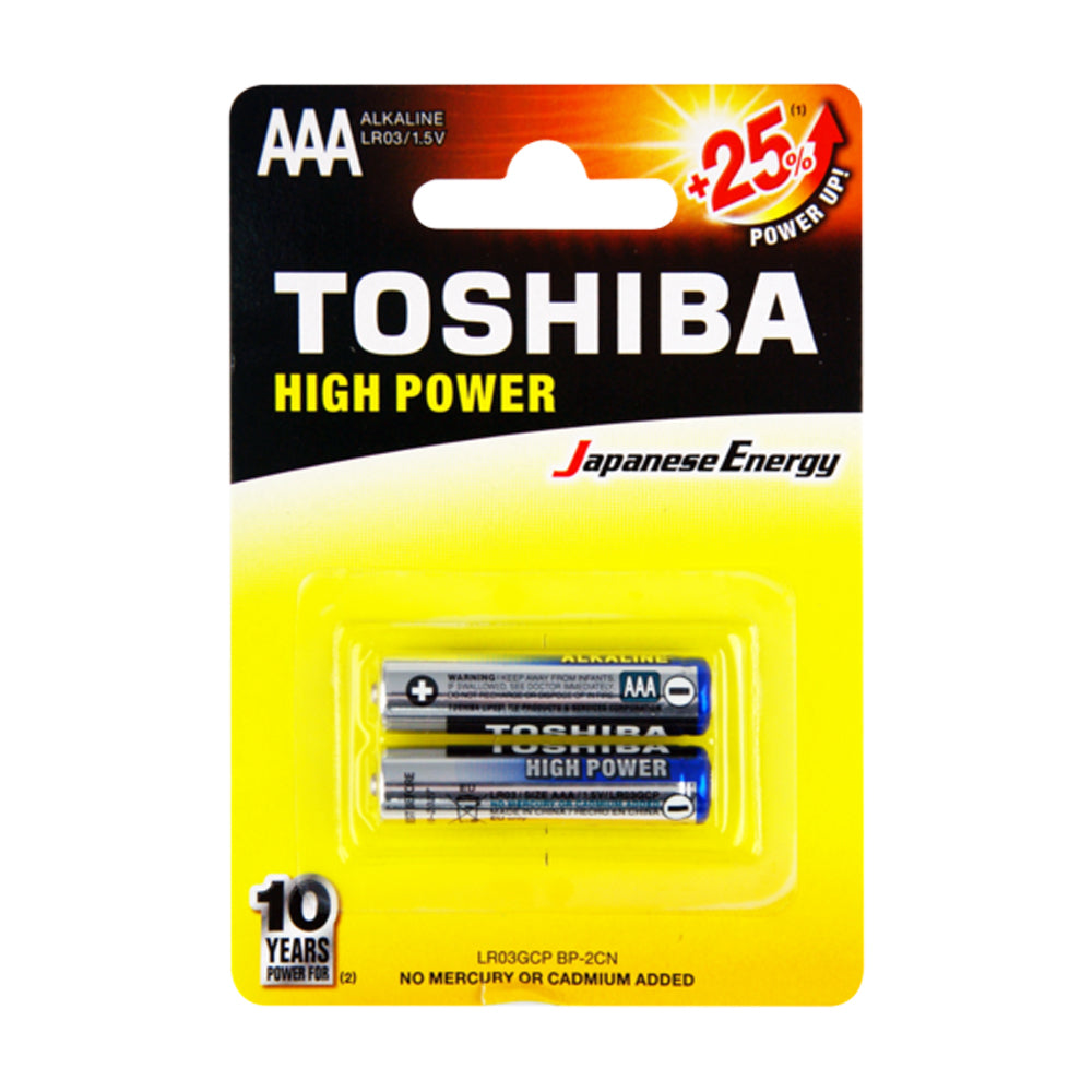 Toshiba Alkaline AAA Battery for Camera/MP3/Remote/CD Player/Toy/Electronics (12 Pack) — image 2