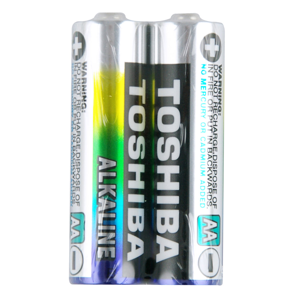 Toshiba Alkaline Shrink AA LR6 Battery Power Cylindrical Multi-Use Batteries (2 Pieces) — image 2