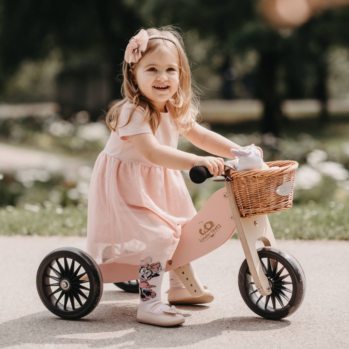 Kinderfeets 72cm Wood Tiny Tot Plus Balance Bike/Trike Kids Ride-On Toy RSE 18m+