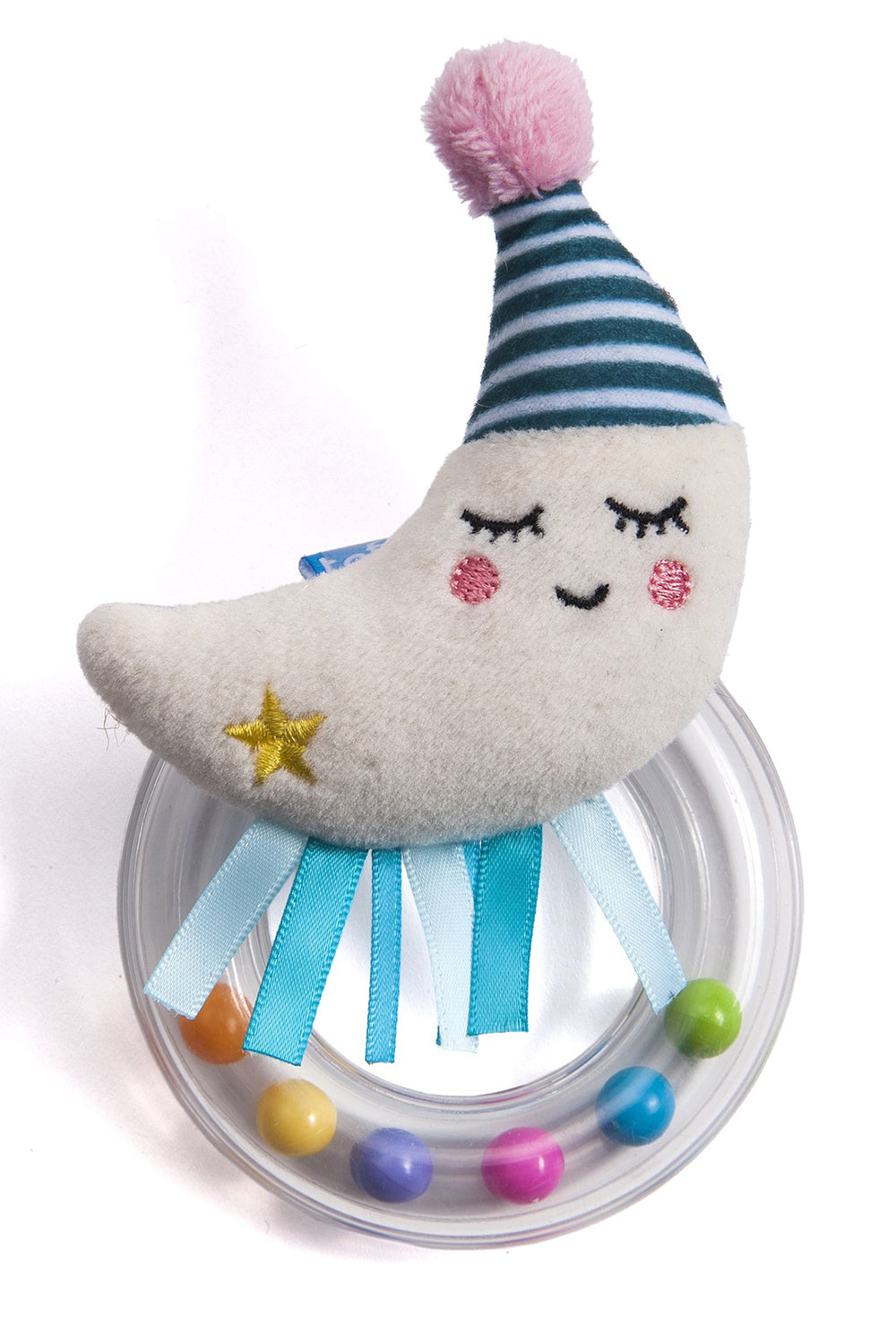 Taf Toys 11cm Mini Moon Rattle Baby/Infant 0m+ Sensory Development Play Toy