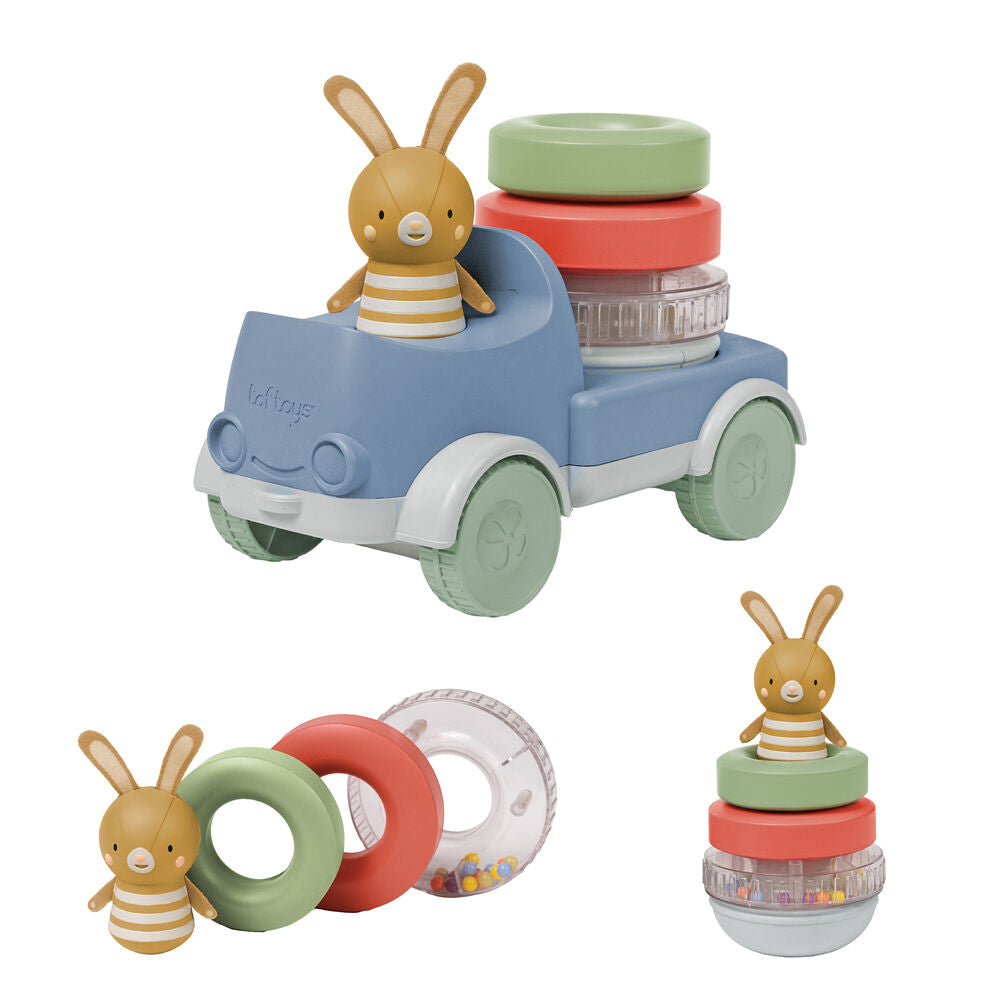 Taf Toys Bunny Stacker Activity Truck Developmental Toy Children/Kids 9m+