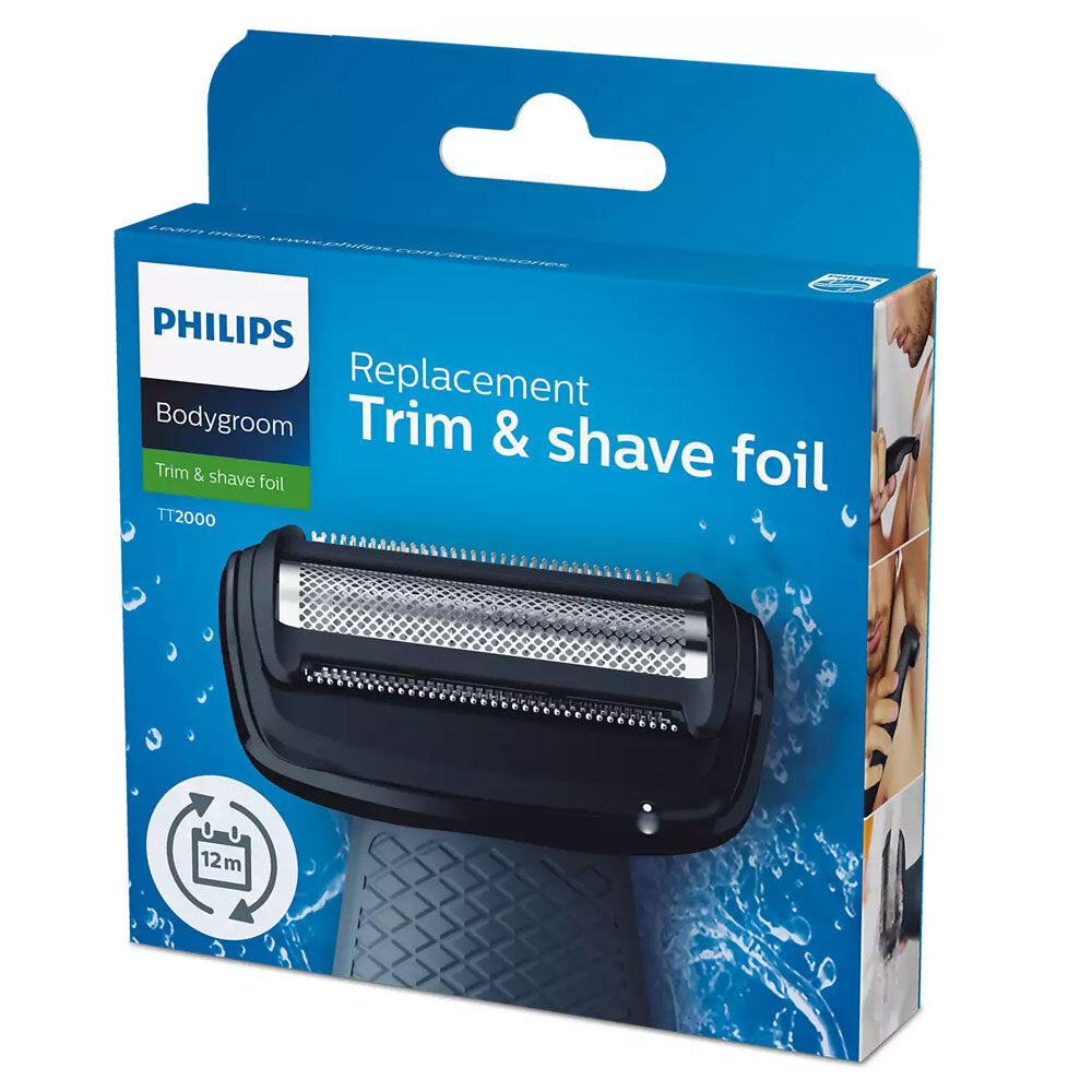 Philips TT2000/43 Replacement Trim & Shave Foil For Bodygroom Shaver S3000/S7000 — image 2
