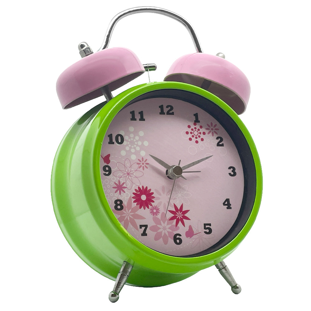 Tik Tok Tubell Kids/Childrens Analog Desk Standing Alarm Clock Time 12x20cm Pink — image 2