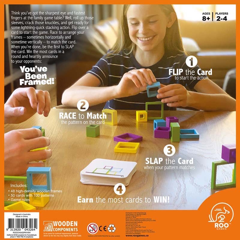 Roo Games You've Been Framed! Kids Matching Educational Fun Game Play Toy 8+ — image 3