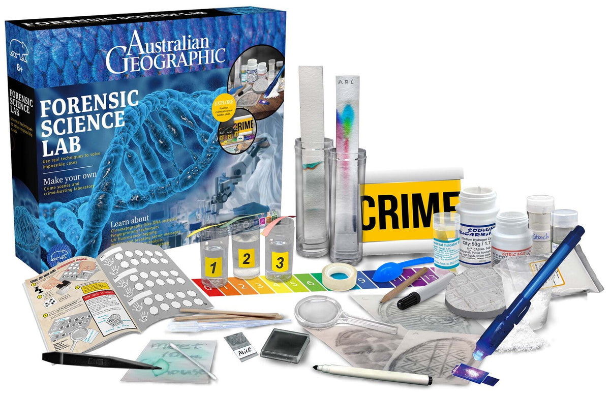 Australian Geographic Forensic Science Lab Kit Kids Activity Educational Toy 8+ — image 2