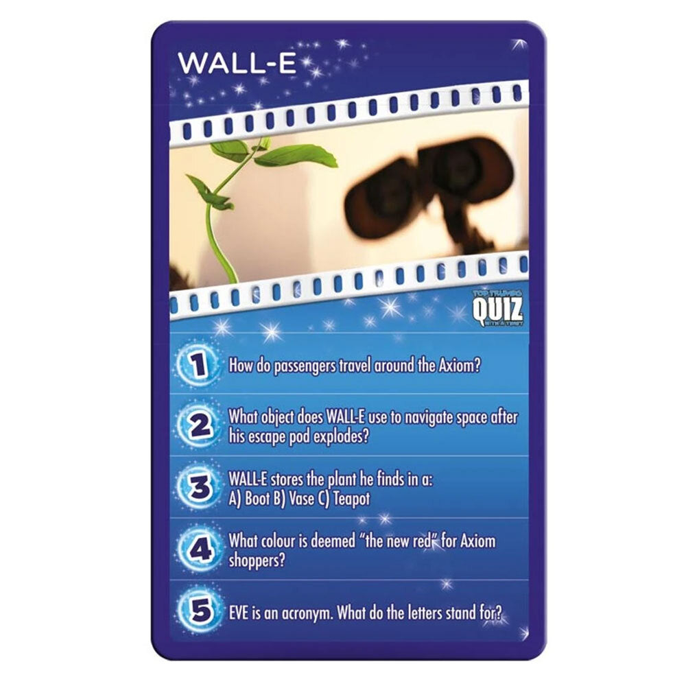 Top Trumps 12cm Disney Quiz With a Twist Card Trivia/Question Game 8y+ Kids Toy — image 5