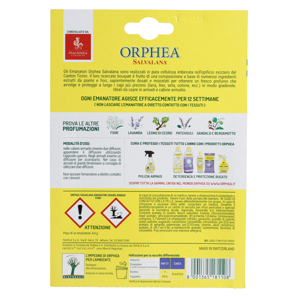Orphea Flower Scented Natural Diffuser Closets Clothes Protector Hangers (2 Pieces) — image 2