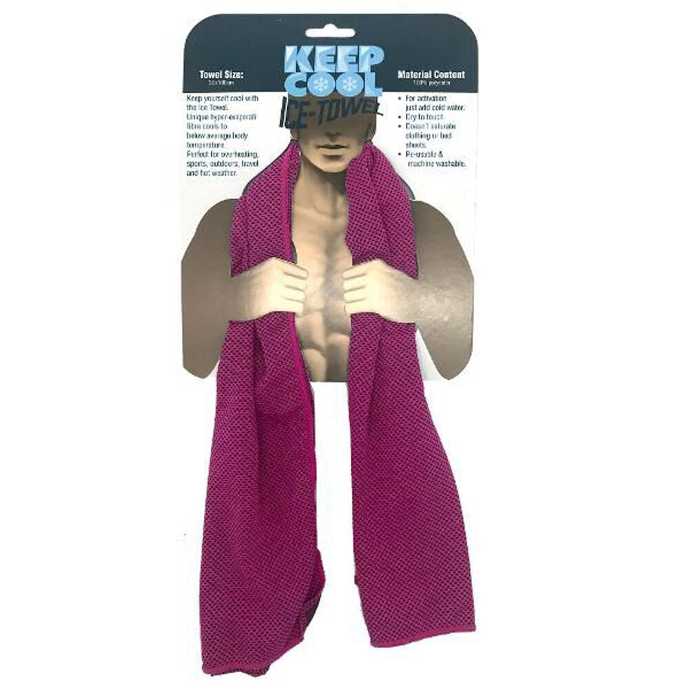 Keep Cool Athletes/Gym Workout Ice Sports Towel Lightweight Assorted (6 Pack) — image 3