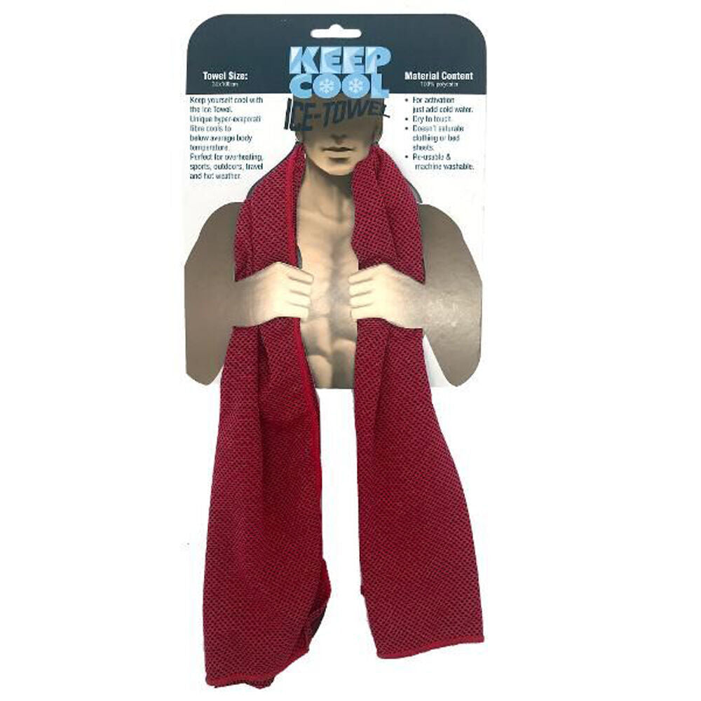 Keep Cool Athletes/Gym Workout Ice Sports Towel Lightweight Assorted (6 Pack) — image 4