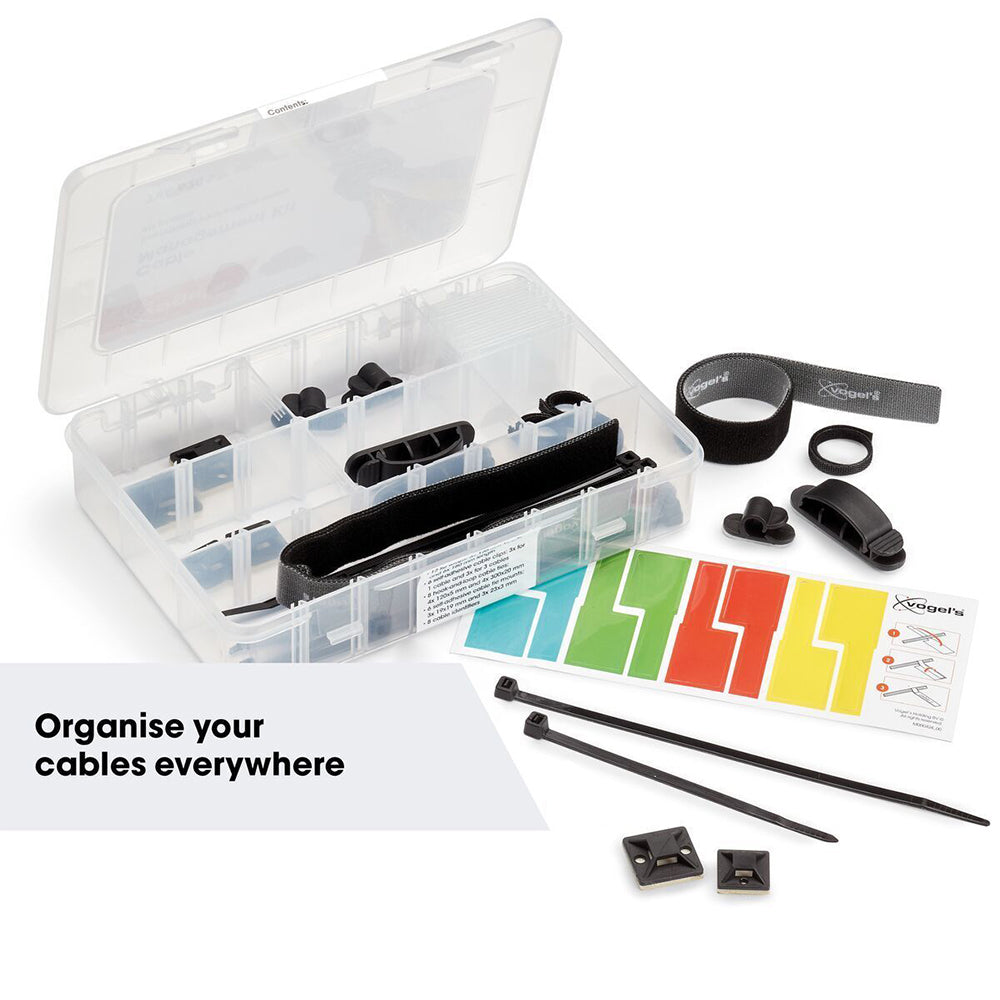 Vogel's Vogel TVA 6203 Cable Management Kit Wire Strap/Tie Wrap Tidy Organiser Set (40 Pieces) — image 2