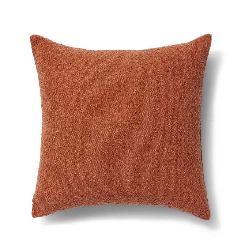 E Style Azaria 50x50cm Cushion Square Pillow Home Room Sofa Decor Terracotta