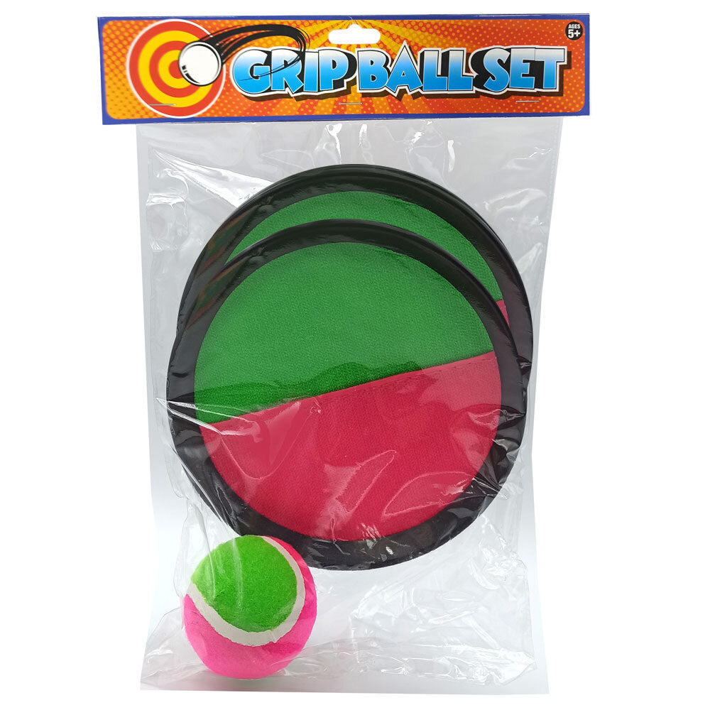 Grip Ball/18.5cm Pads Set 5+ Kids/Children Catch Play Outdoor Game Sports Toy (2 Pack) — image 2