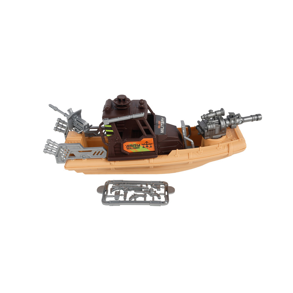 Toylife 30cm Militray Vehicle/Guns w/ Light & Sound Fun Play Toy Set Kids 3+ (2 Pieces) — image 2