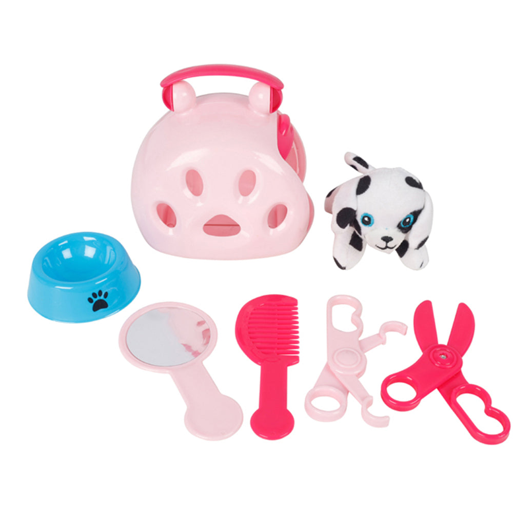 Toylife My Pet Plastic Dog Play Set Fun Toy w/ 7 Accessories Assorted Kids 3y+
