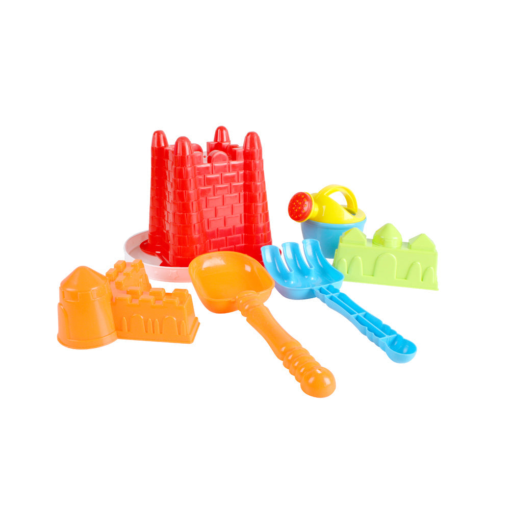 Razoo 6pcRazoo Beach Castle Bucket Playset Kids/Children Fun Toy Set 16x16cm 18m+ (2 Pack) — image 2