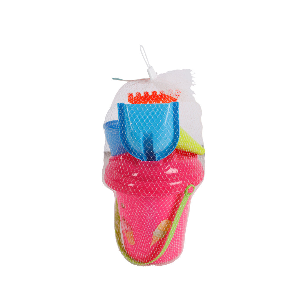 Toylife 19cm Ice Cream Beach Bucket w/Accessory Kids Outdoor Toy Assorted (6 Pieces)