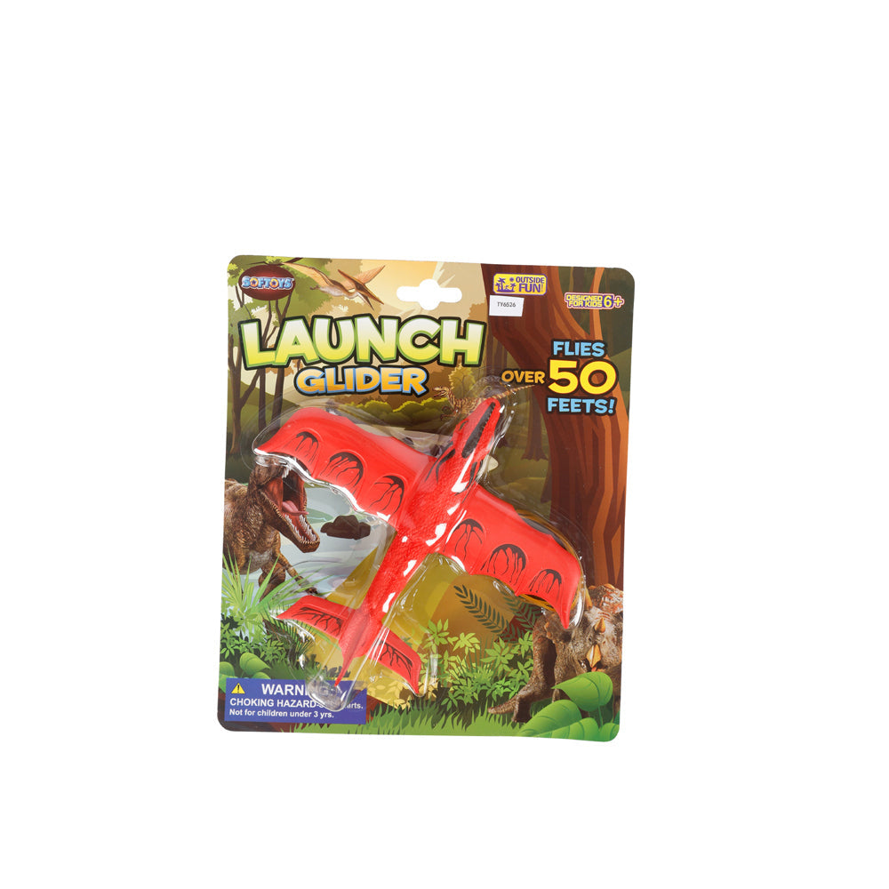 Toylife 19x20cm Fly Upto 20-30M Dragon Launcher Glider Toy Outdoor Kids 6+ Red — image 2