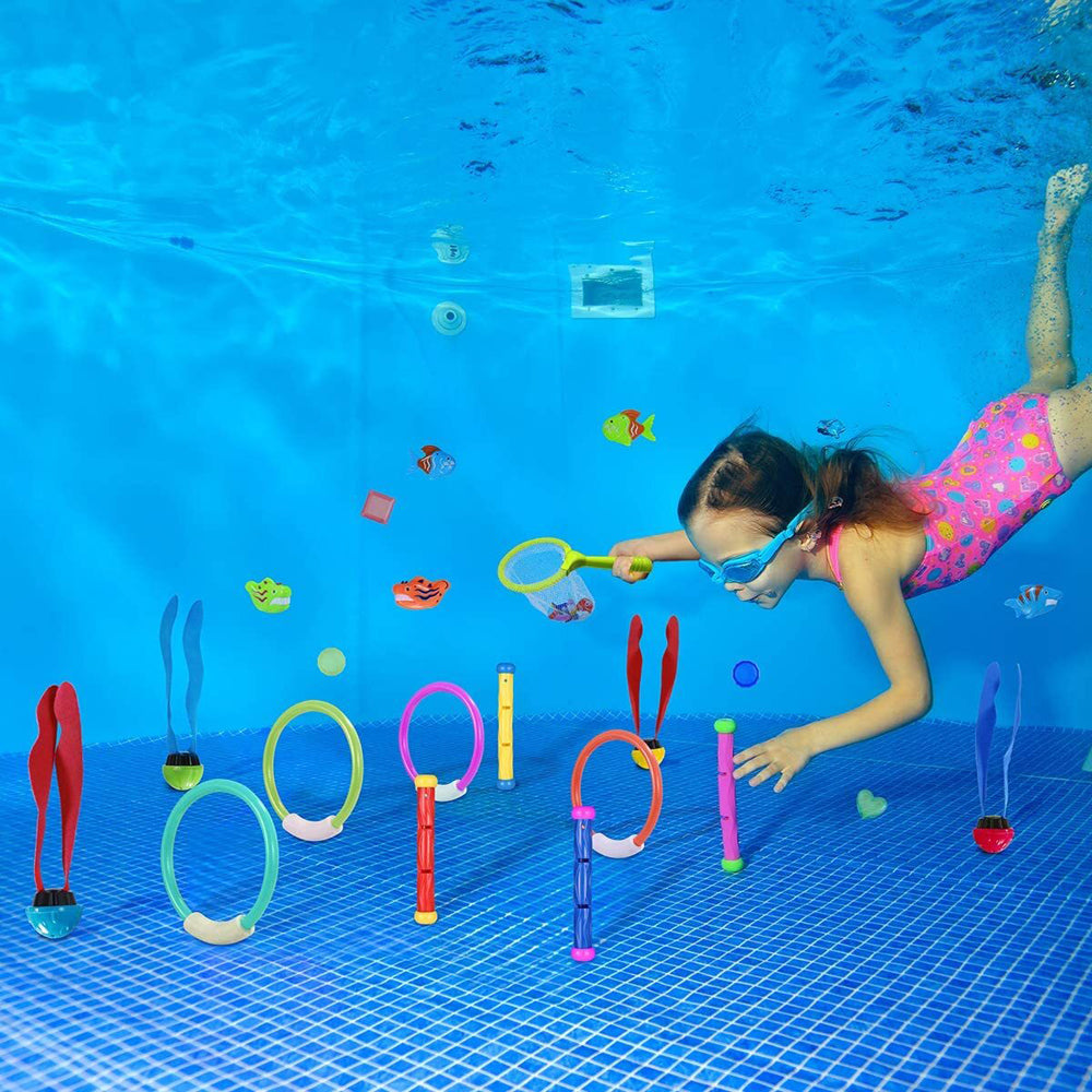 Toylife 26cm Plastic Light Up Sinker Fish Outdoor Pool Fun Toy Diving Game 6y+ — image 2