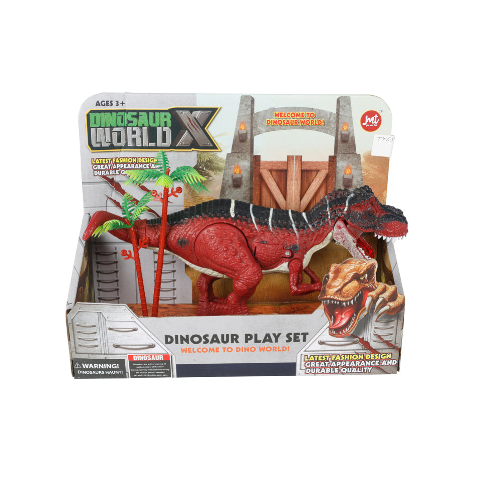 Toylife 21cm Plastic/EVA Dinosaur w/ Light Up & Sound Animal Play Toy Kids 3y+ — image 2