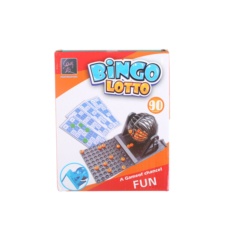 Toylife 20cm Bingo Lotto 90 Number Game Toy Set Kids/Family Fun Play Game Blue — image 2