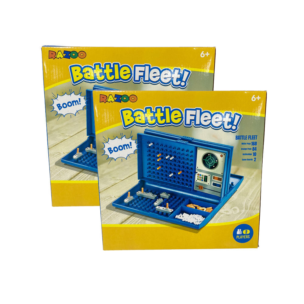 Razoo 264pcRazoo Battle Fleet Combat Game Kids/Children Play Toy Set 26x26cm 3+ (2 Pack)