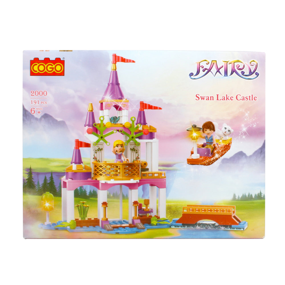 Toylife 26cm Princess Castle/Prince Charming Build Blocks Set Kids 6y+ Asst