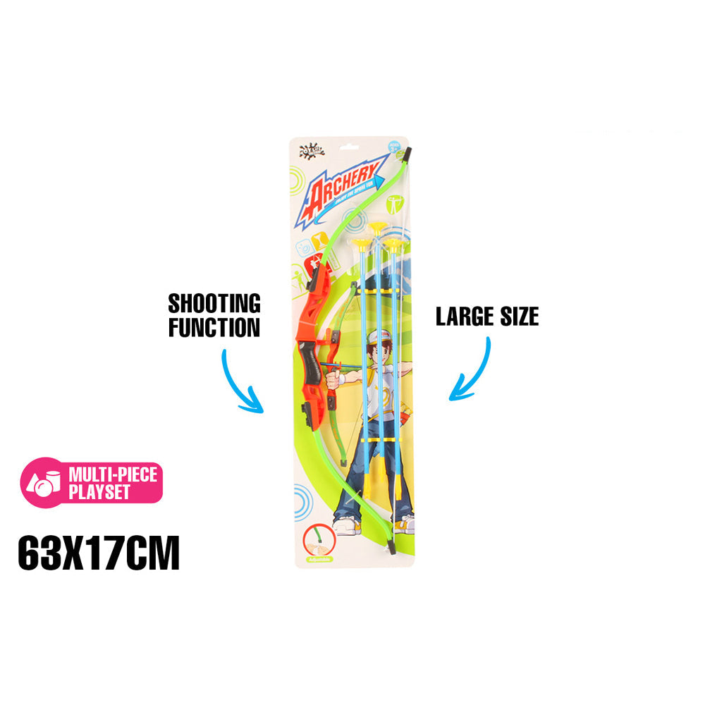 Toylife 63cm Archery w/ Suction Bow Toy Set Fun Sport Play Kids/Children 3y+ (4 Pieces)
