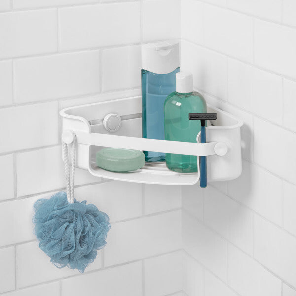 Umbra Flex Gel Lock Corner Shower/Bathroom Space Storage Caddy Bin 26.5x16x6cm — image 7